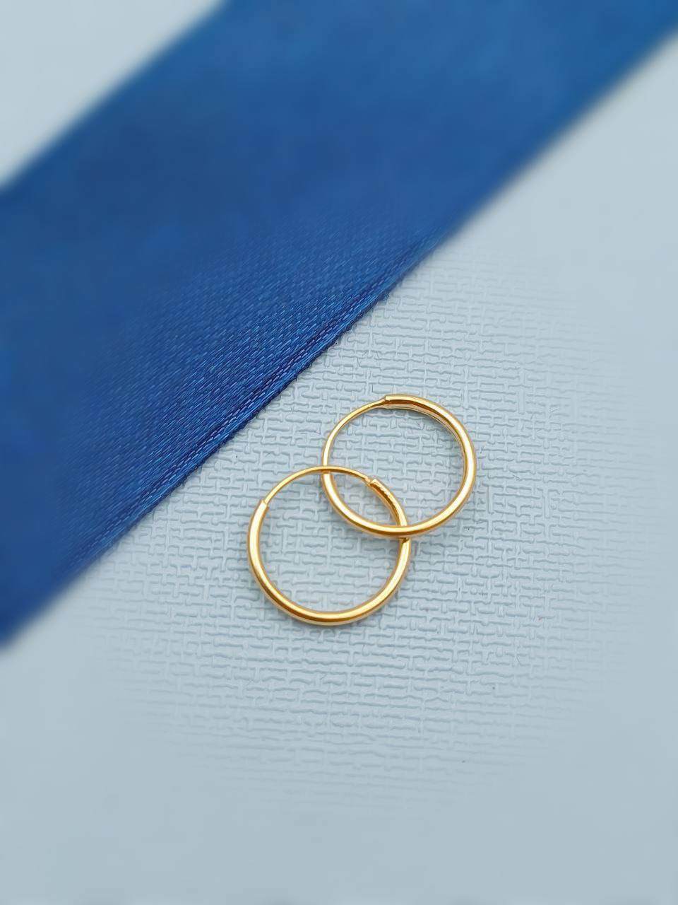photo_۲۰۲۵-۰۹-۱۷_۱۸-۰۹-۳۱ گوشواره حلقه ای ساده - Image 1