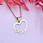 مدال تک چهار قلب