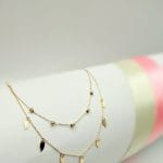 گردنبند  دو رج برگ