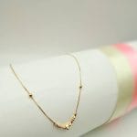 گردنبند گوی ماه استوانه ای