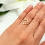 انگشتر ون کلیف تو خالی