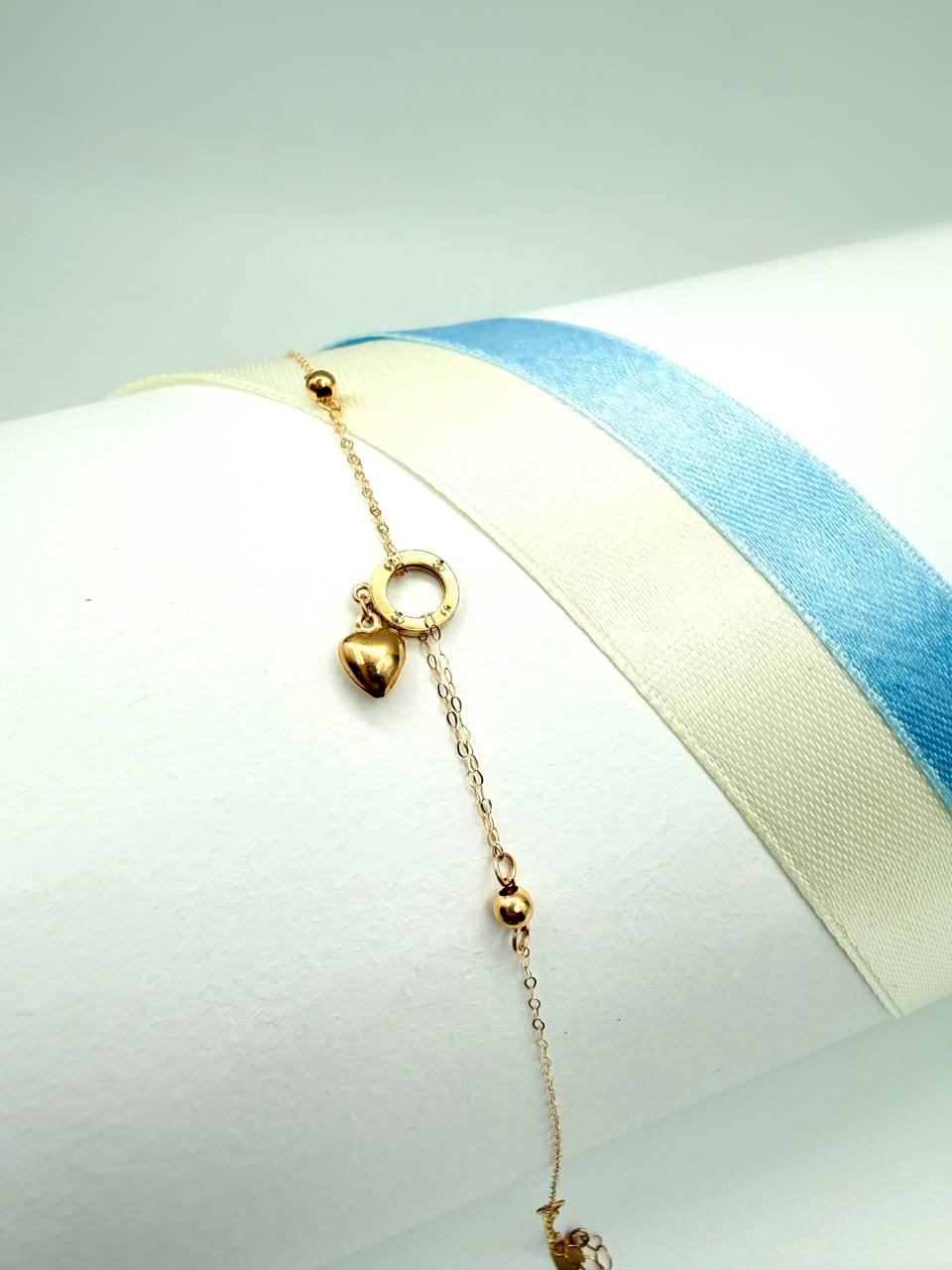 photo_2025-11-08_18-43-05 دستبند ایتالیایی کارتیه قلب - Image 1