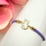 دستبند گربه قلب