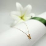 گردنبند قلب توری