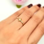 انگشتر ونکلیف ستاره سفید