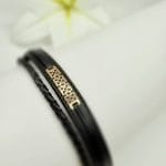 دستبند چرم مستطیل مربع ۴ ضربدر