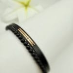 دستبند چرم بیضی آینه ای خط