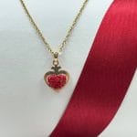 مدال اکسسوری انار قلب