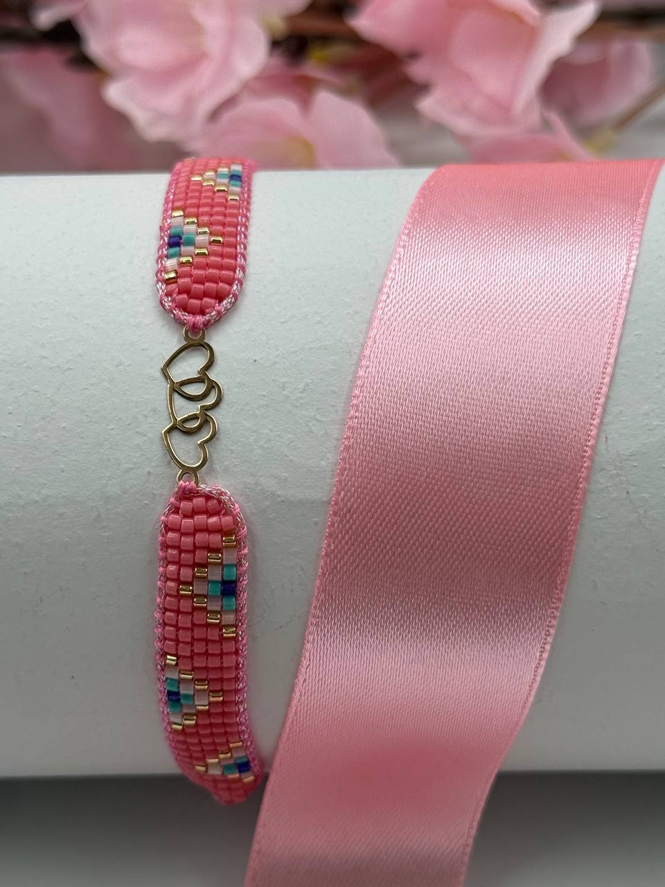 photo_2025-12-17_11-04-13 دستبند میوکی ۳ قلب نامنظم - Image 1