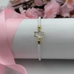 دستبند گربه قلب ۱ سوارسکی