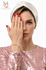 دستبند مروارید اکسسوری دایره اسلیمی - Image 2