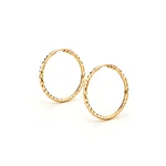 گوشواره حلقه ای متوسط تراش