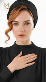 انگشتر دو بیضی گره - Image 2